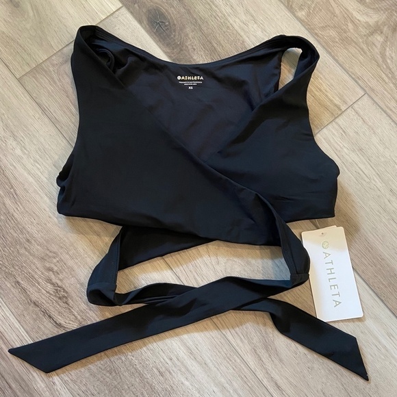 Athleta Shirred Convertible Bikini Top - Picture 3 of 8